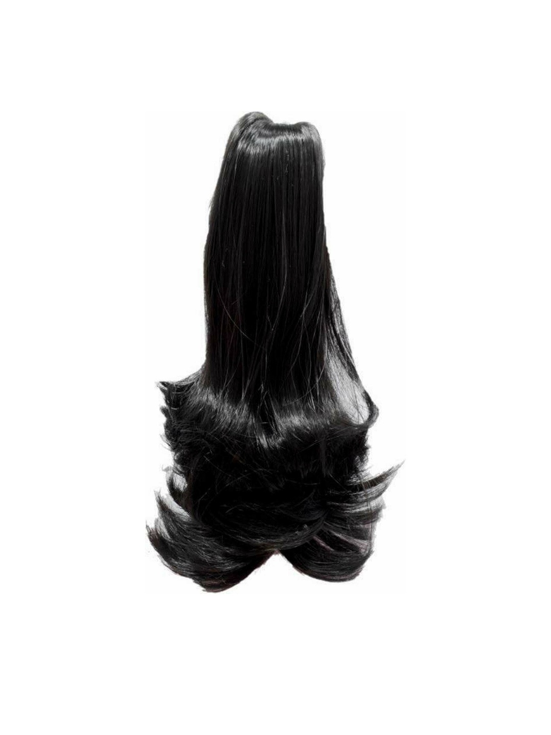 

CRIBE Clip-In Ponytail Wavy Hair Extension - Black - 20 Inch
