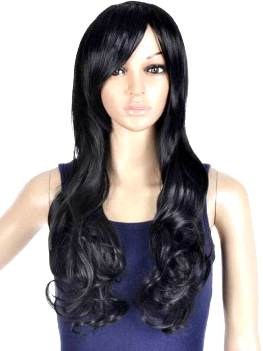 

CRIBE Halo Toupee Wavy Hair Extension - Black - 24 Inch