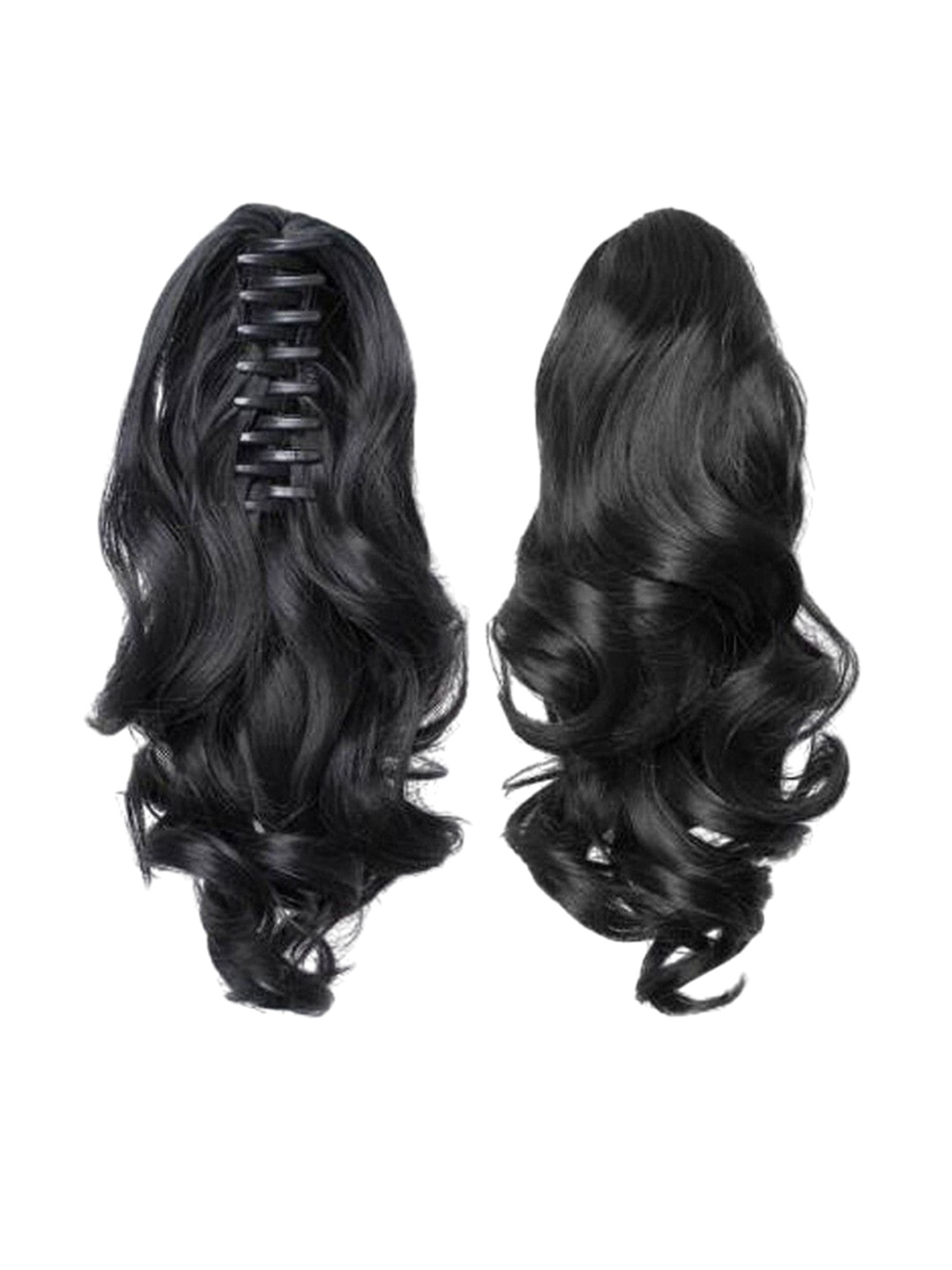 

CRIBE Clip In Wavy Ponytail Hair Extension - Black - 20 Inch
