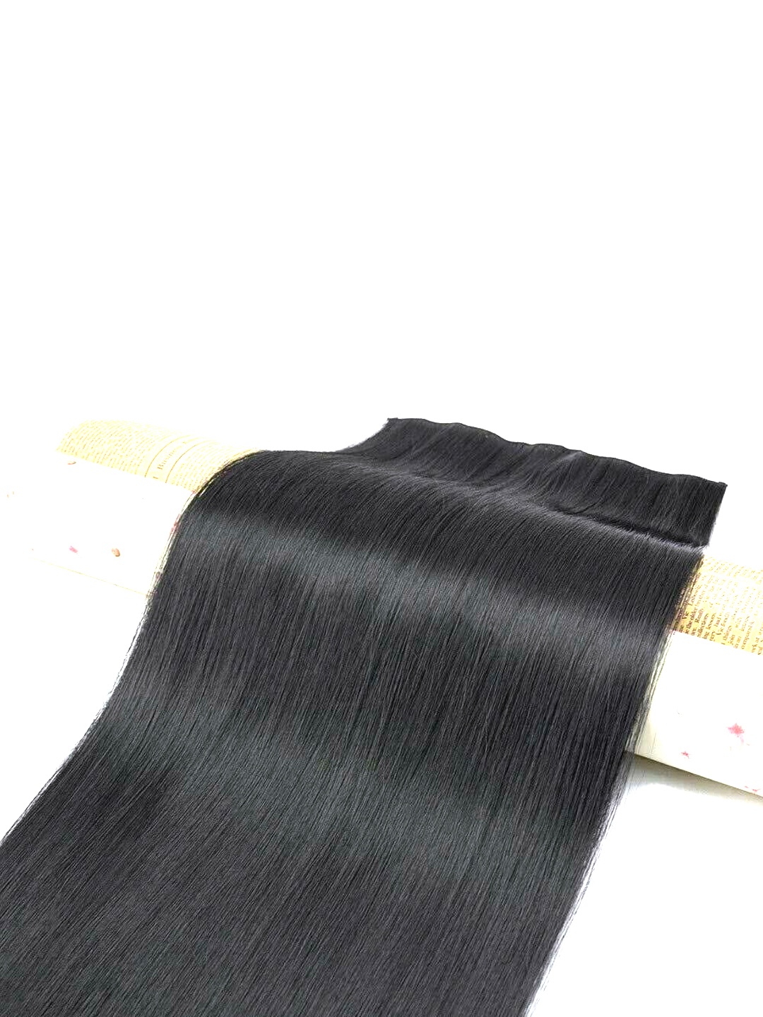 

CRIBE Clip In Straight Locks Hair Extension - Black - 24 Inch