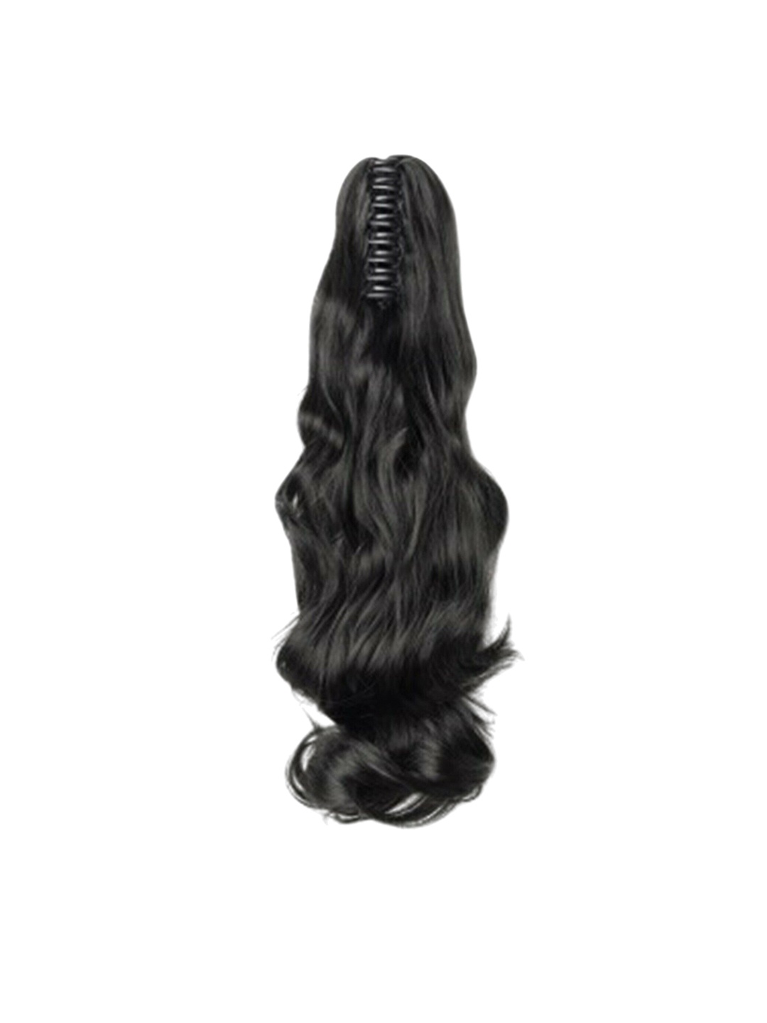 

CRIBE Clip In Wavy Ponytail Hair Extension - Black - 18 Inch