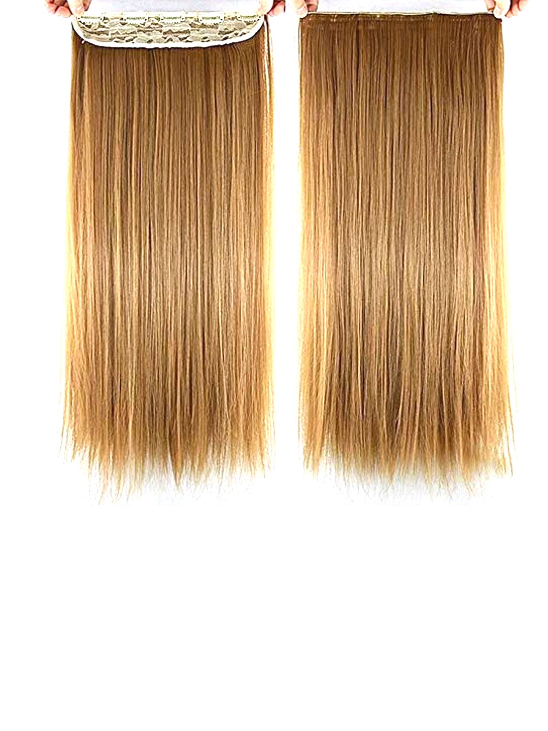 

CRIBE Clip-In Straight Locks Hair Extension - Golden - 24 Inch, Gold
