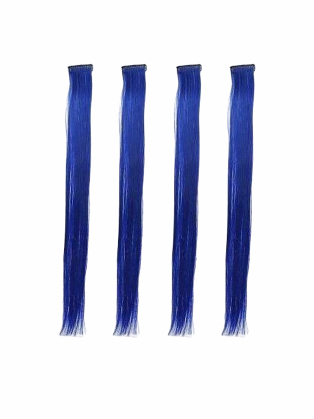 

CRIBE Clip In Straight Colored Strand Hair Extension - 24Inch - Blue