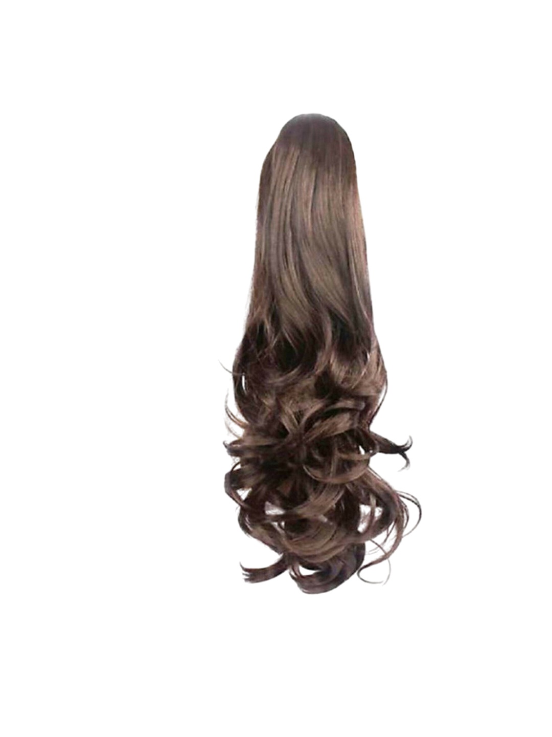 

CRIBE Clip-In Wavy Ponytail Hair Extension - 20 Inch - Brown