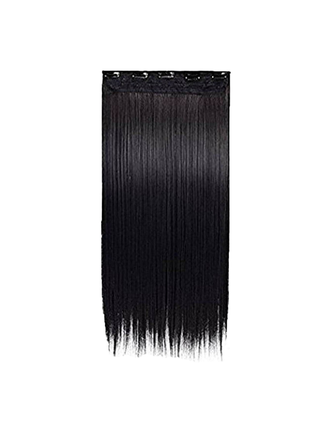 

CRIBE Clip In Straight Locks Hair Extension - Black- 24 Inch