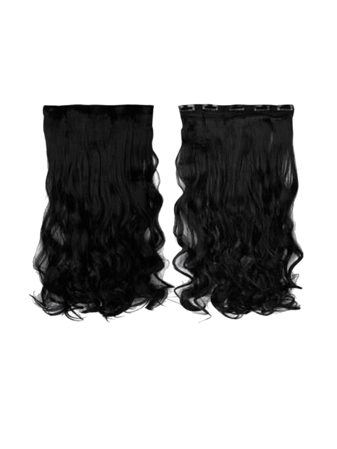 

CRIBE Clip In Wavy Locks Hair Extension - Brown - 22 Inch, Black