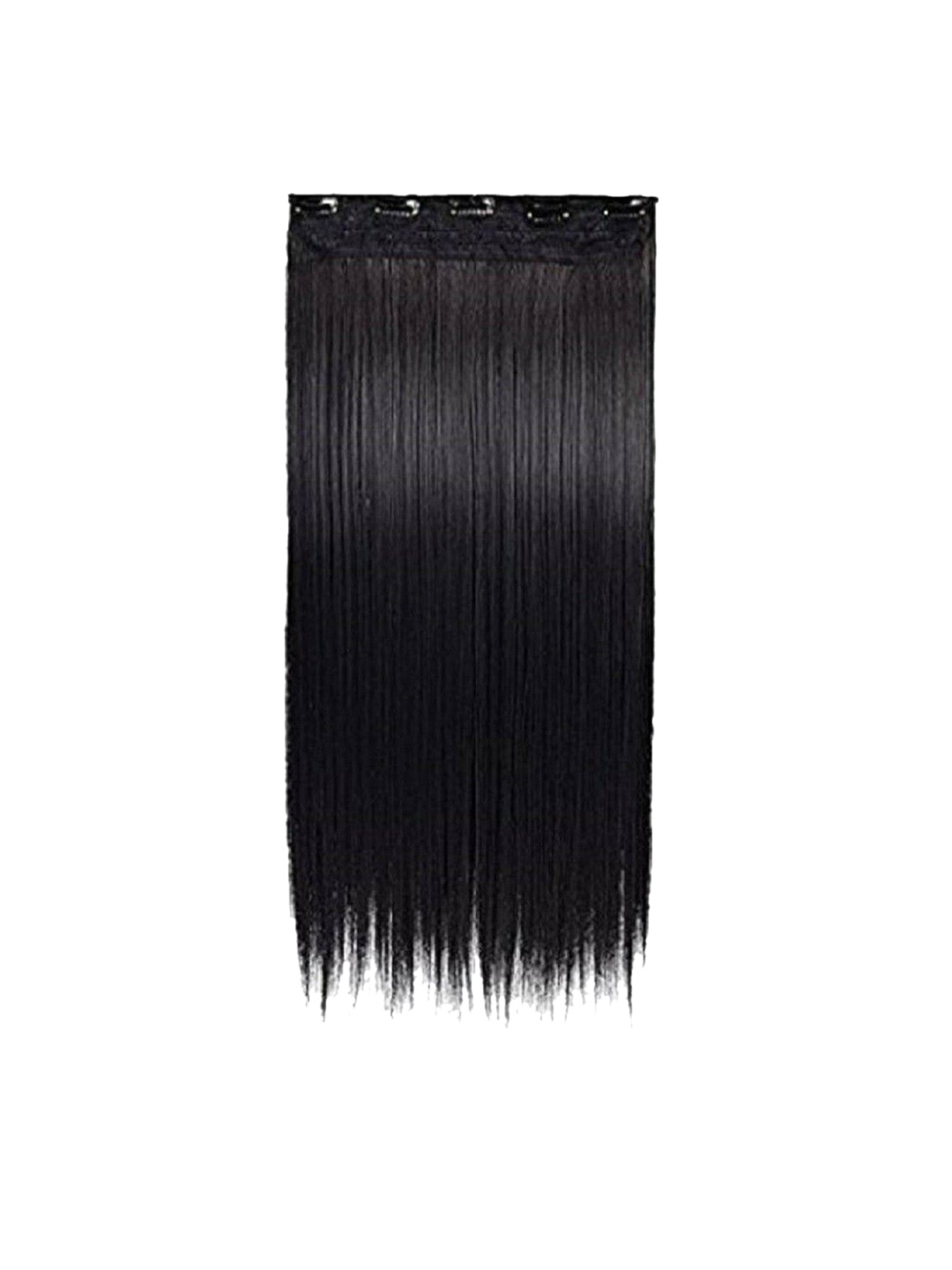 

CRIBE Clip-In Straight Locks Hair Extension - 24Inch - Black