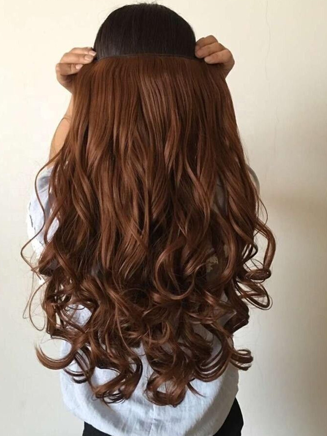

CRIBE Clip-In Ponytail Wavy Hair Extension - Brown - 24 Inch
