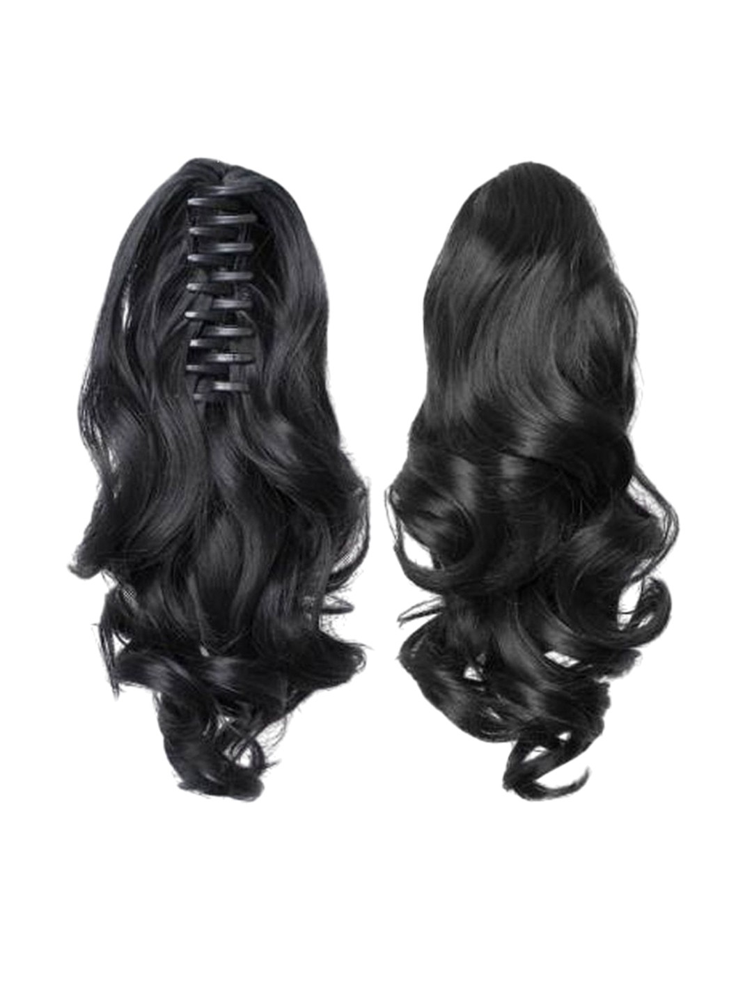 

CRIBE Clip-In Ponytail Wavy Hair Extension -Black - 24 Inch