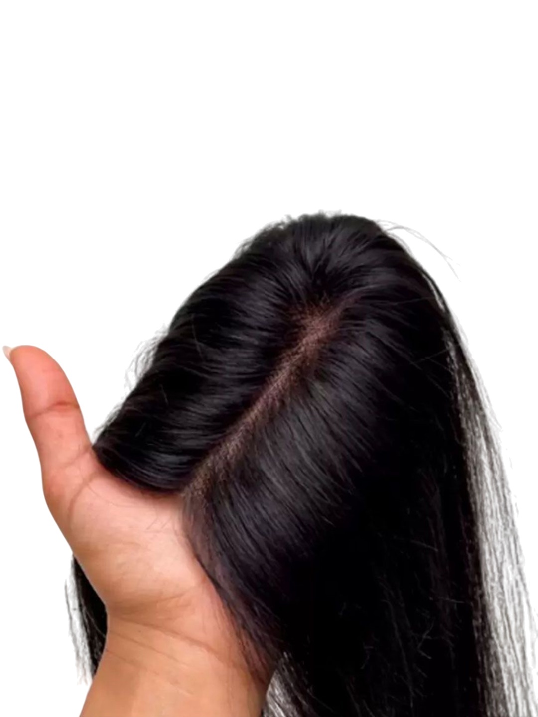 

CRIBE Halo Scalp Topper Straight Hair Extension - Black - 20 Inch