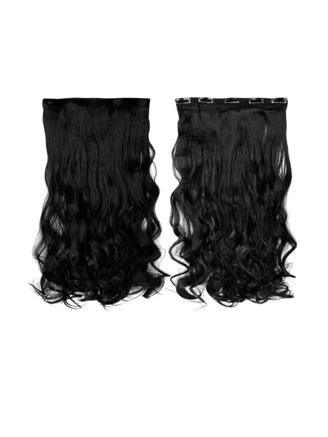 

CRIBE Clip-In Ponytail Wavy Hair Extension - Black - 24 Inch