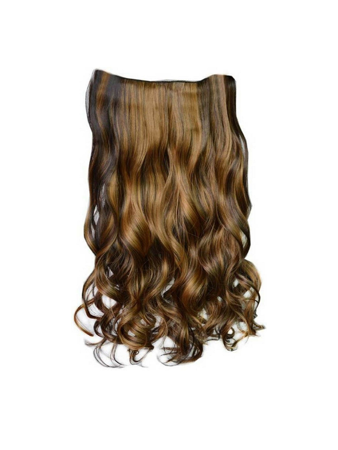 

CRIBE Clip-In Curly Locks Hair Extension - Golden Highlight - 24 Inch, Gold
