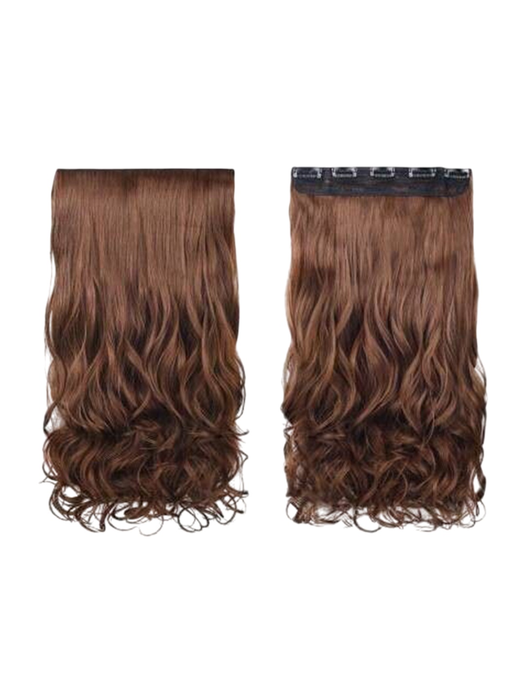 

CRIBE Clip-In Wavy Locks Hair Extension - Brown - 22 Inch