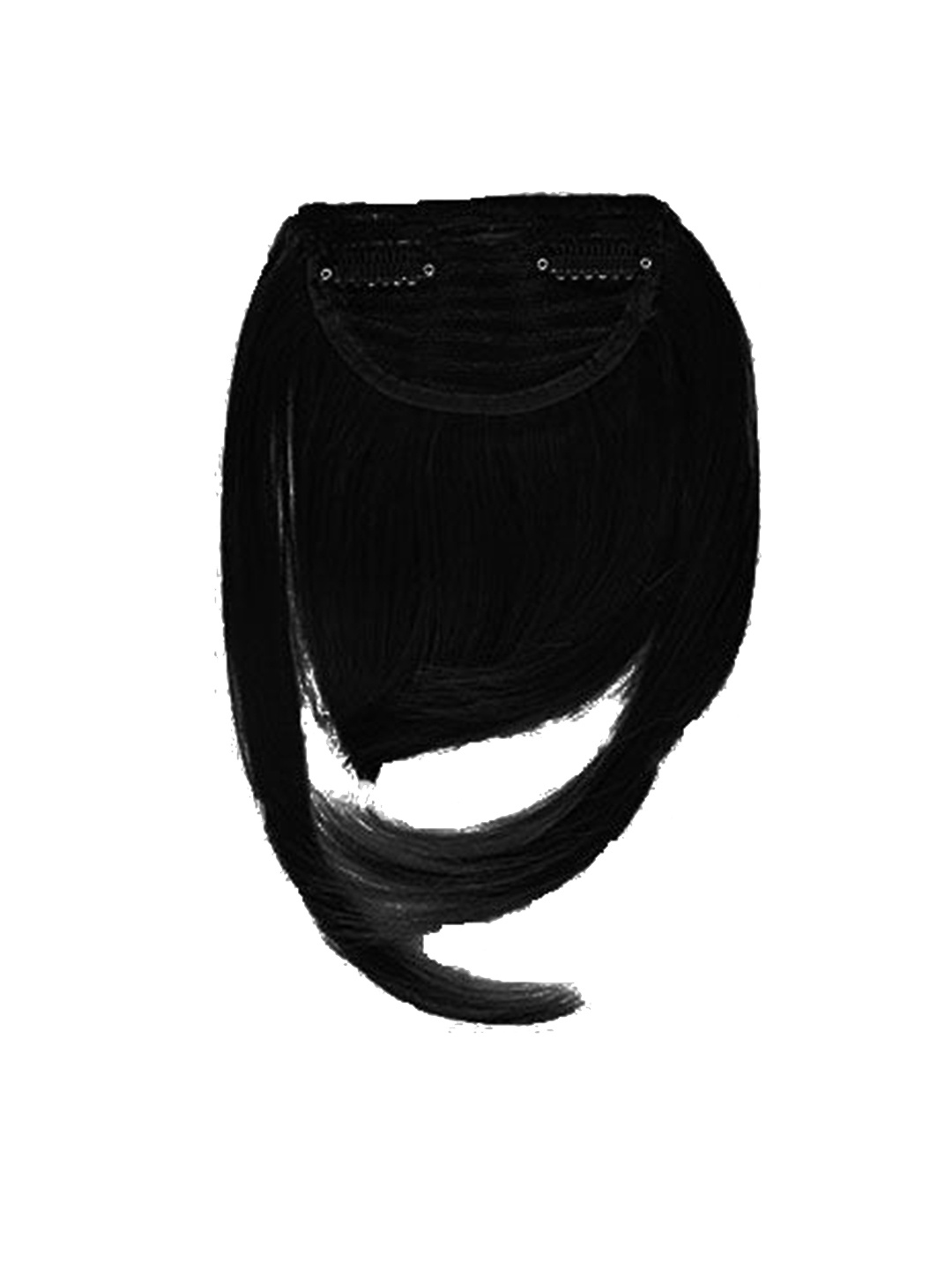 

CRIBE Clip-In Straight Scalp Topper Hair Extension -Black - 6 Inch