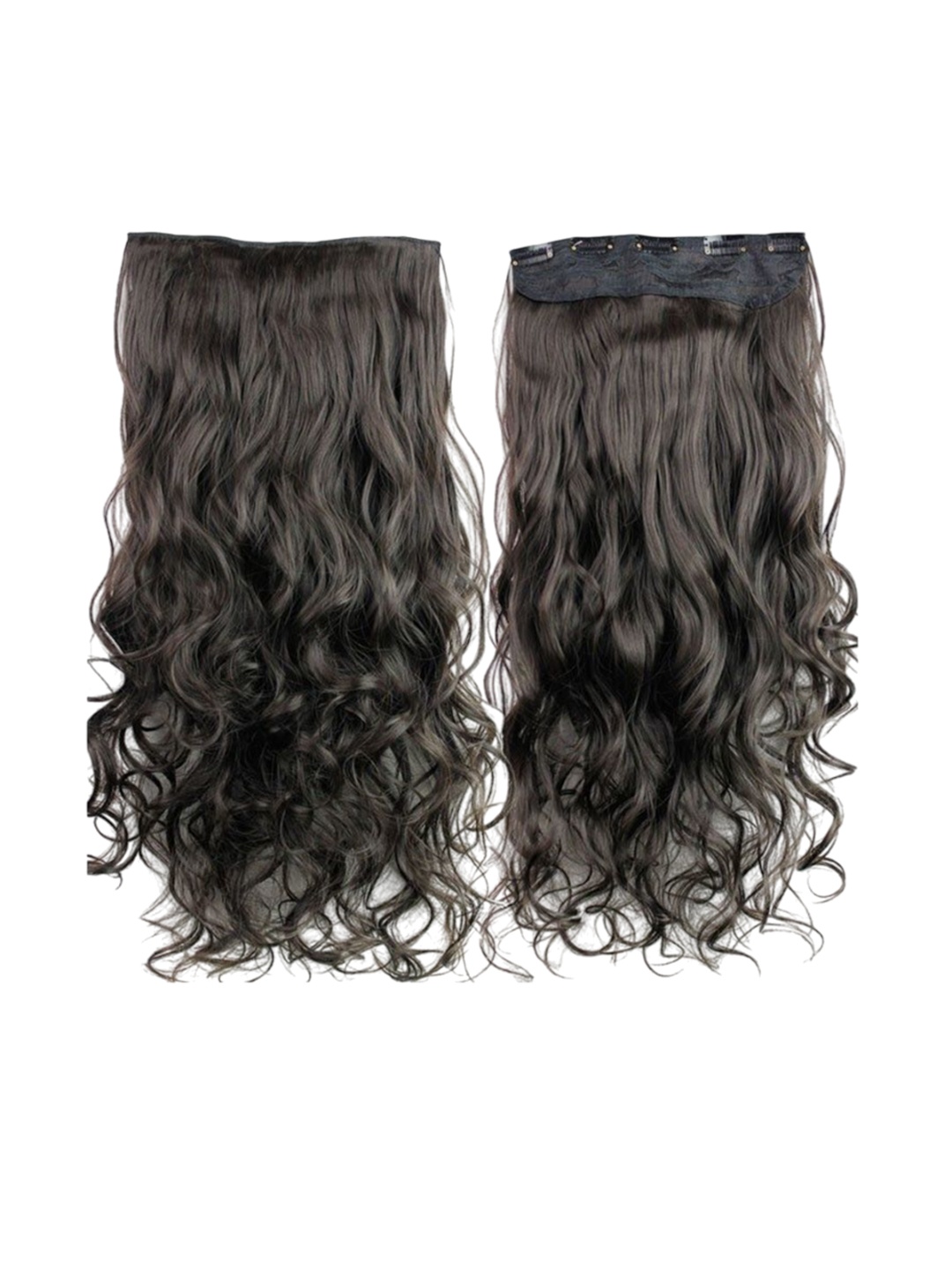 

CRIBE Clip-In Wavy Locks Hair Extension -Brown - 24 Inch