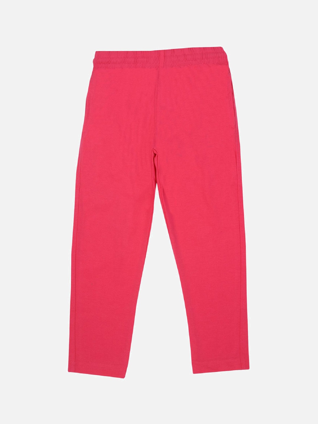 

DYCA Girls Cotton Mid-Rise Track Pants, Fuchsia