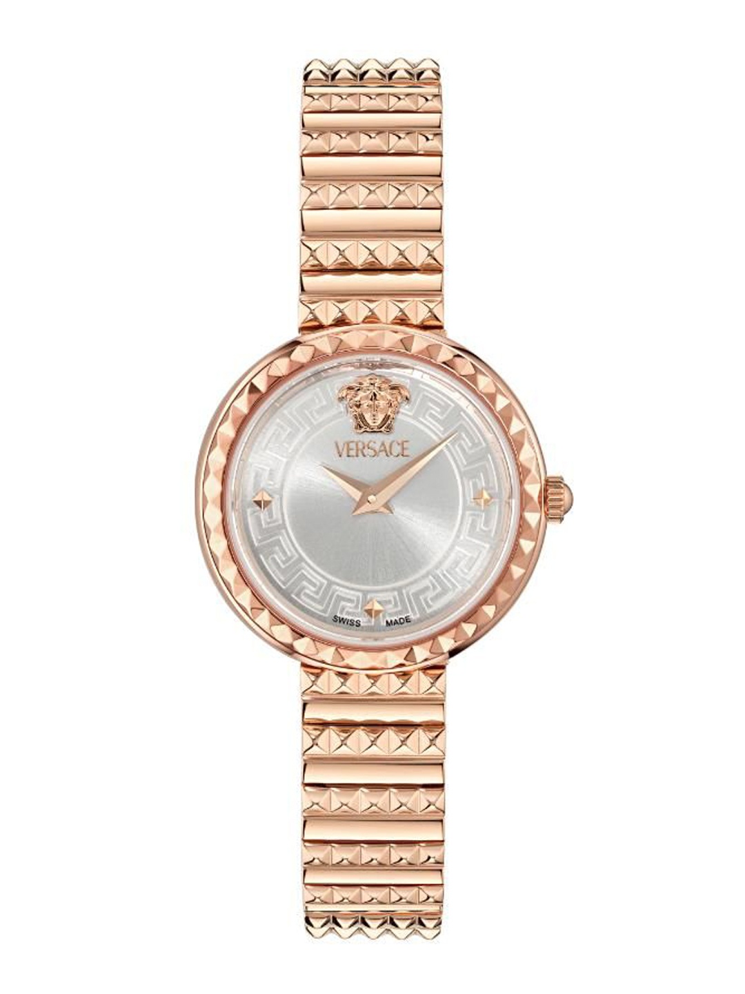 

Versace Newness Women Stainless Steel Bracelet Style Straps Analogue Watch VEDFA0424, Silver