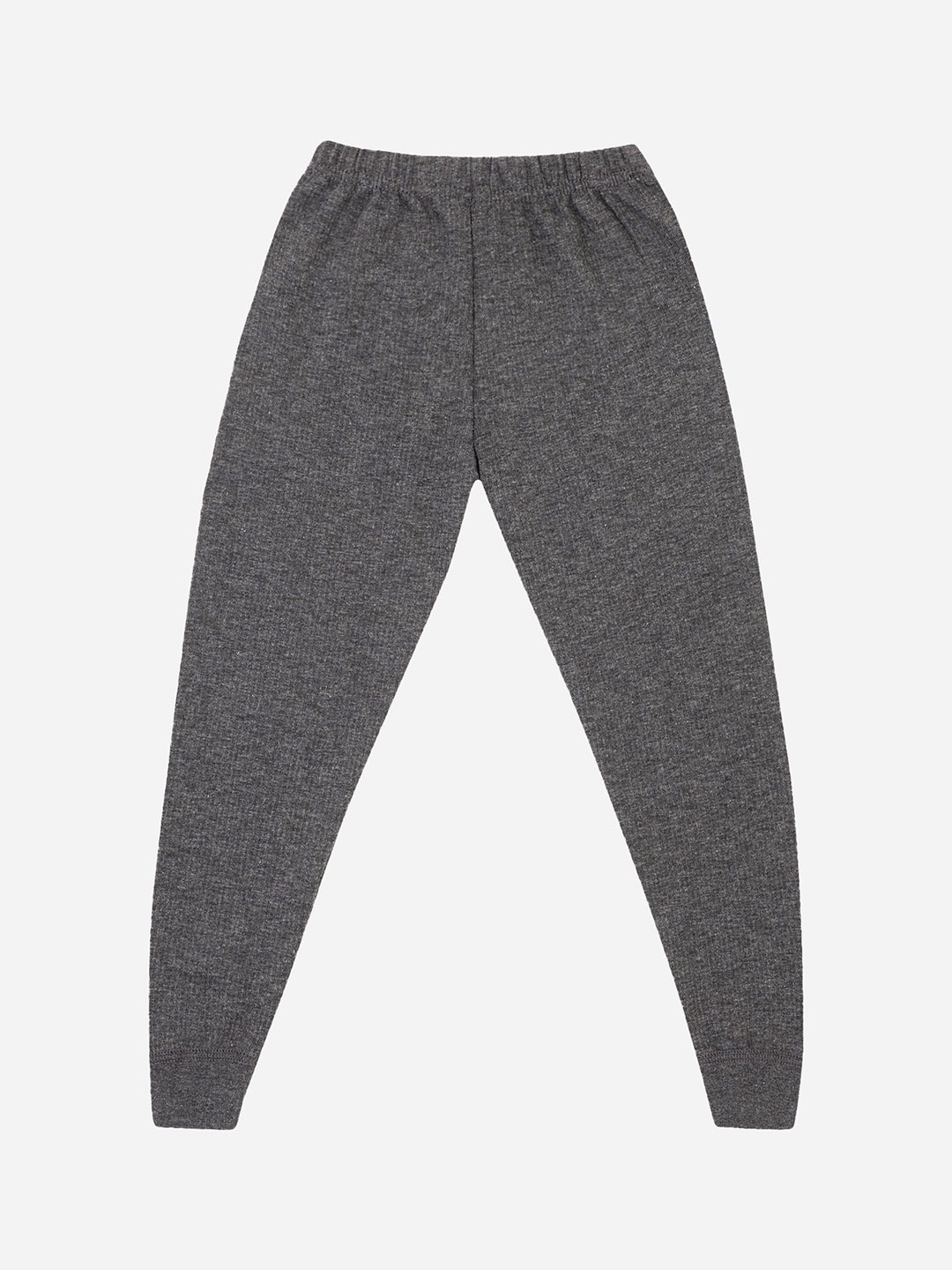 

DYCA Kids Ribbed Cotton Thermal Bottoms, Charcoal