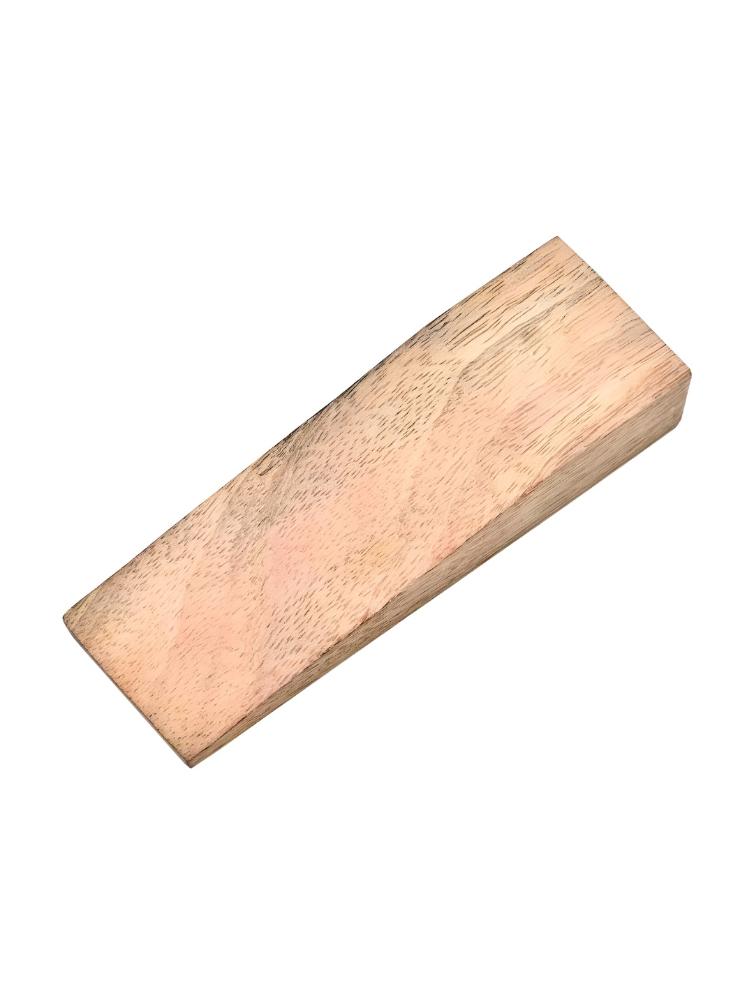 

Indianshelf Brown Plain Wooden Door Stopper