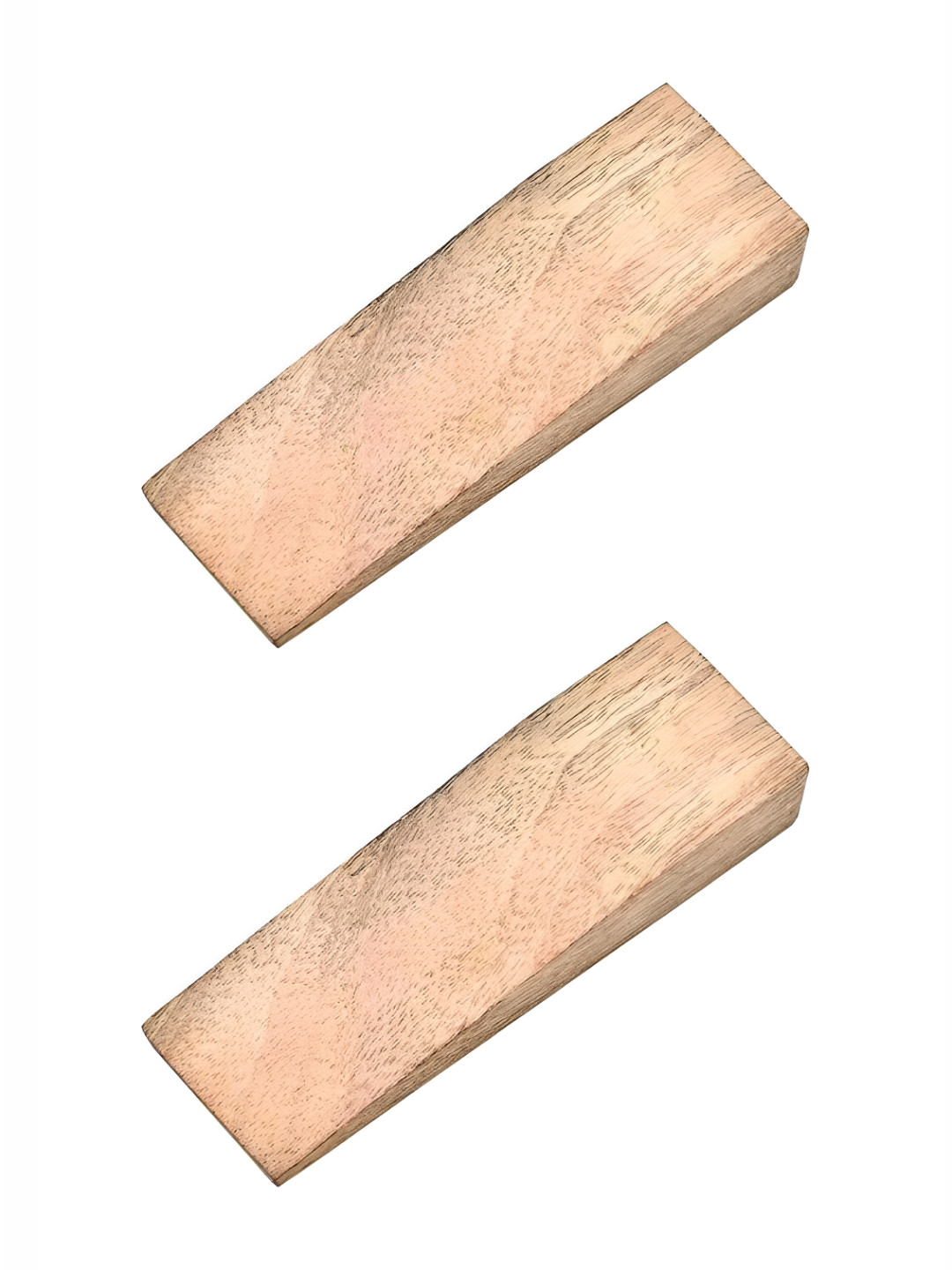 

Indianshelf Brown 2 Pieces Wooden Door Stopper for Bottom of Door