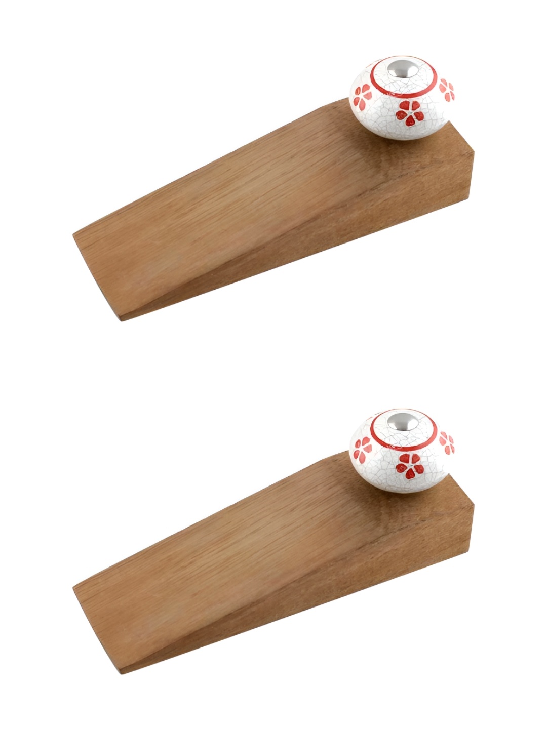 

Indianshelf Brown & Red 2 Pieces Cute Door Stoppers
