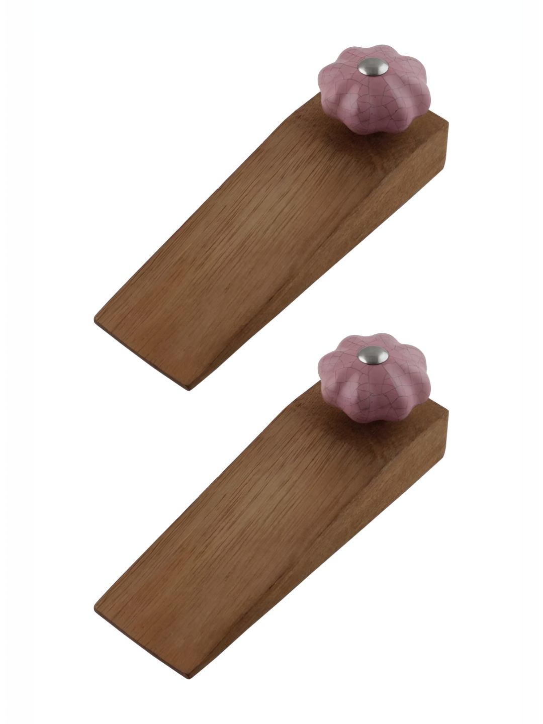 

Indianshelf Brown 2 Pieces Crackle Melon Outdoor Door Stopper