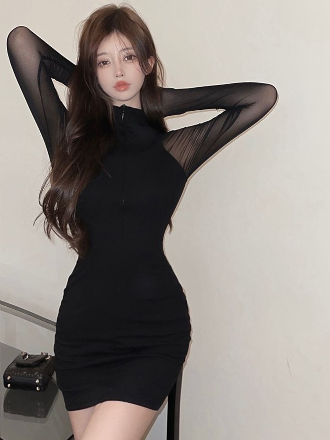 

LULU & SKY Women Bodycon Dress, Black