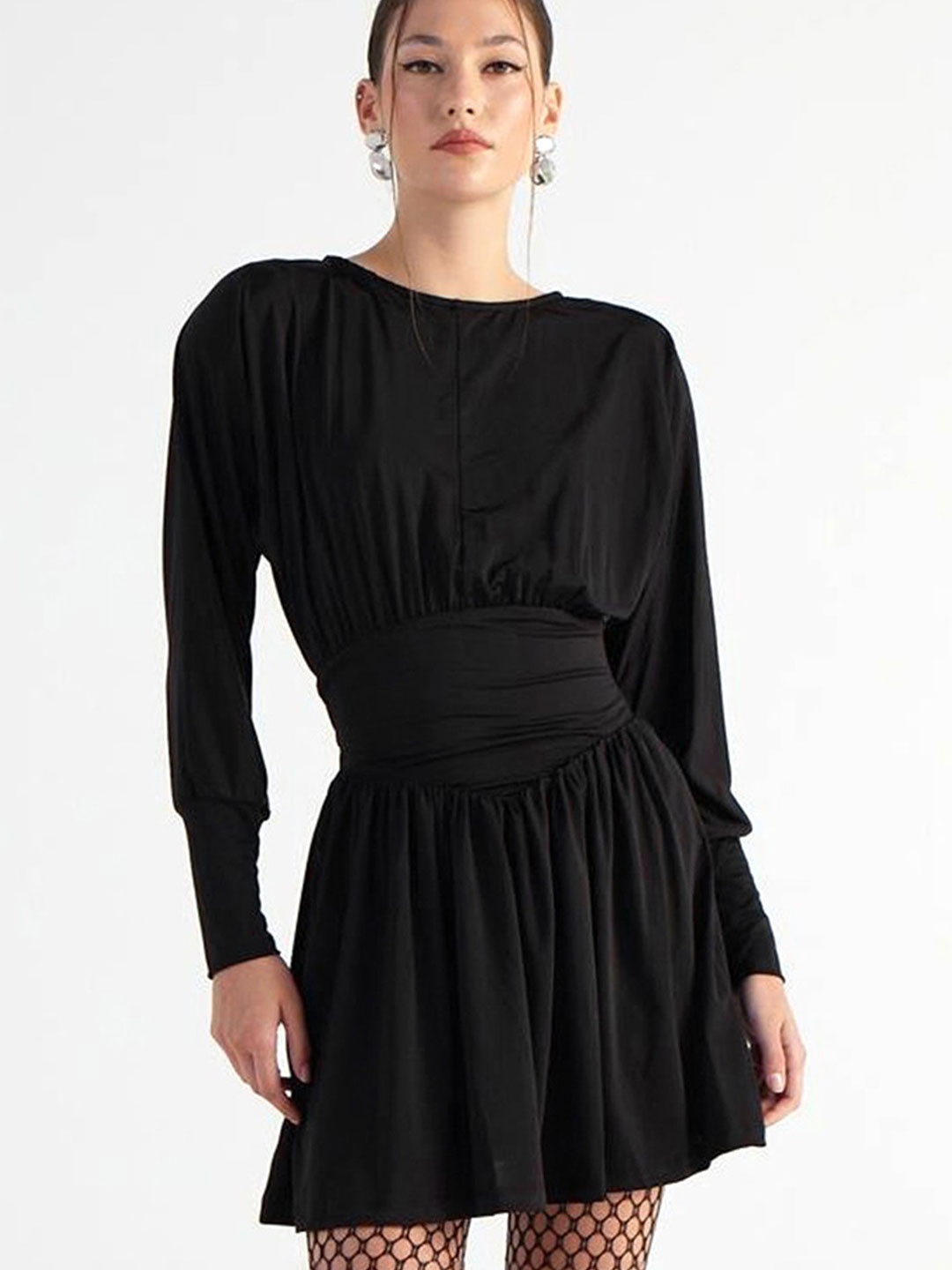 

LULU & SKY Women Fit & Flare Dress, Black