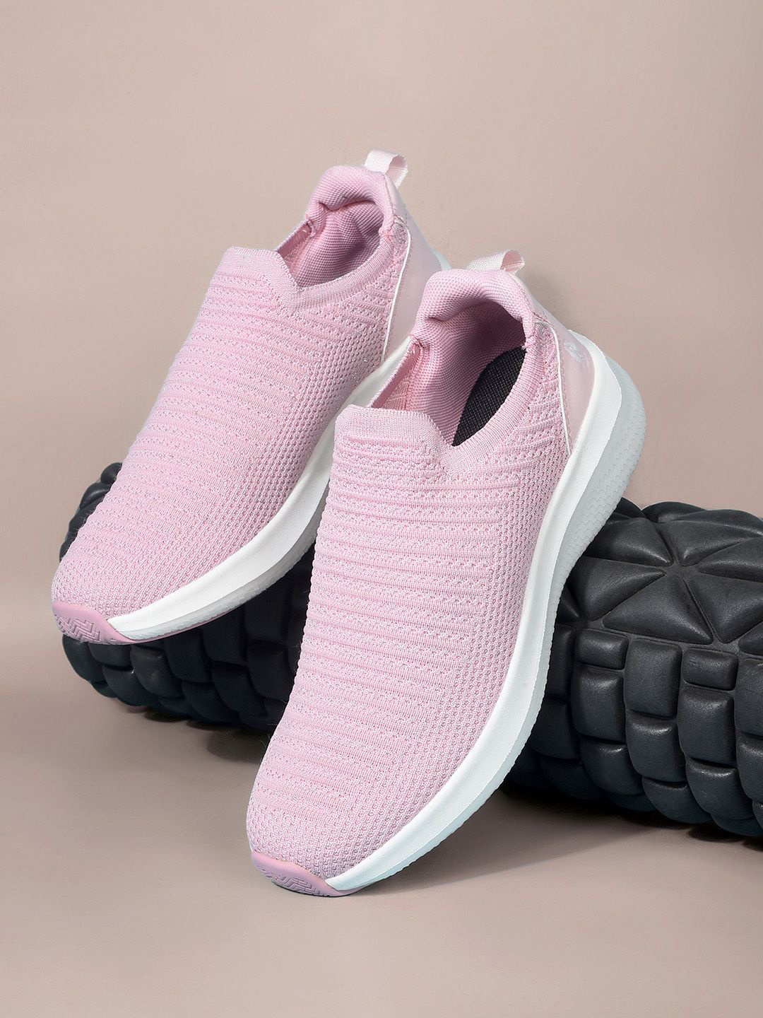 

Hush Puppies Women Slip-On Sneakers, Pink
