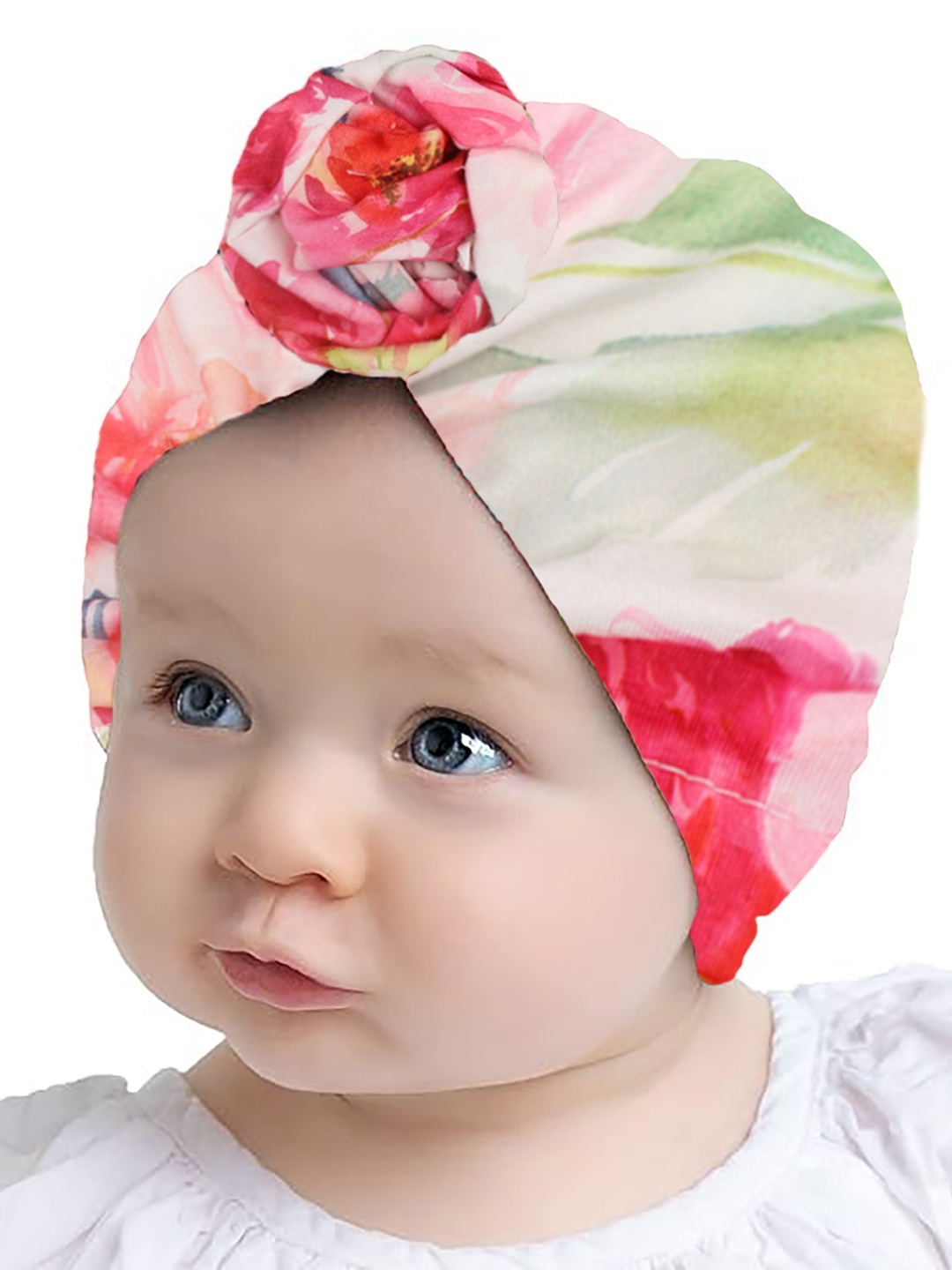 

SYGA Kids Cotton Printed Beanie, Pink