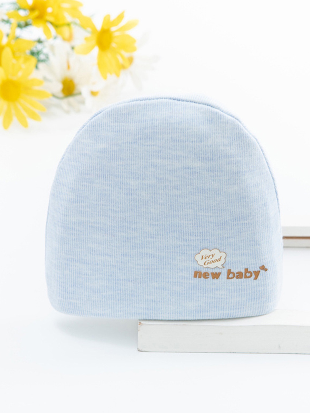 

SYGA Kids Pure Cotton Double Layer Fetal Beanie, Blue