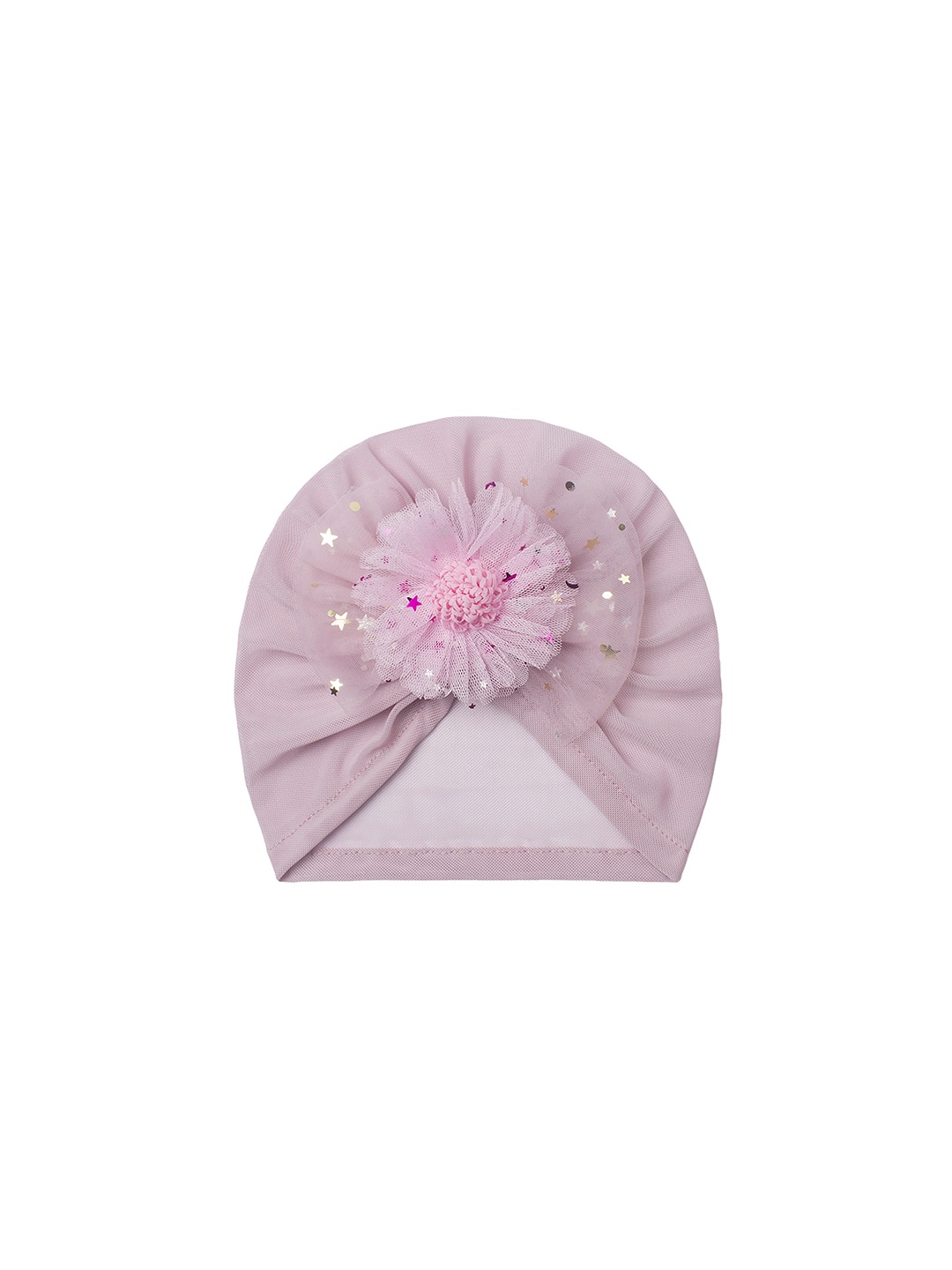 

SYGA Unisex Kids Fashion Turban Bow Flower, Purple
