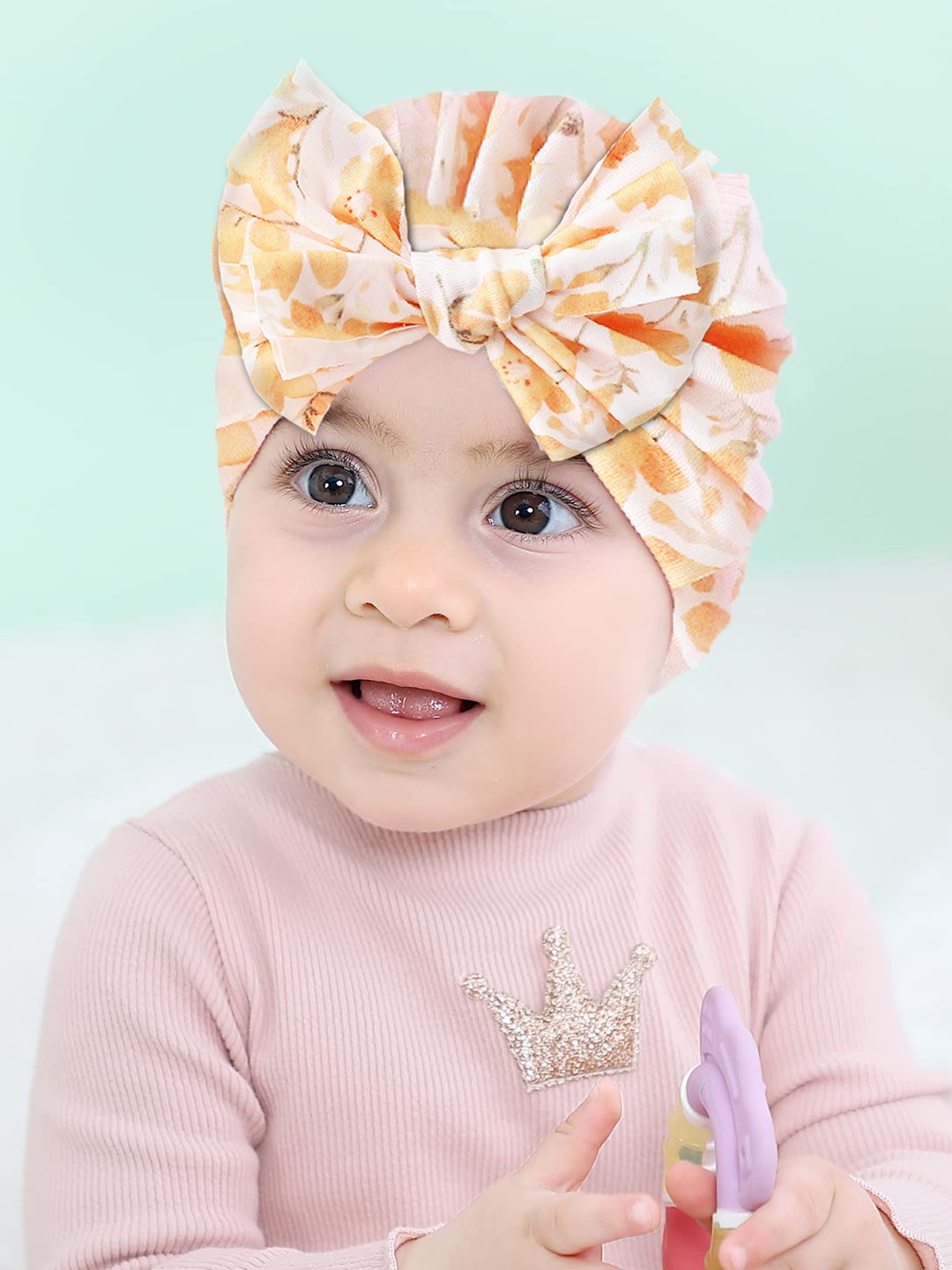 

SYGA Kids Printed Beanie, Yellow