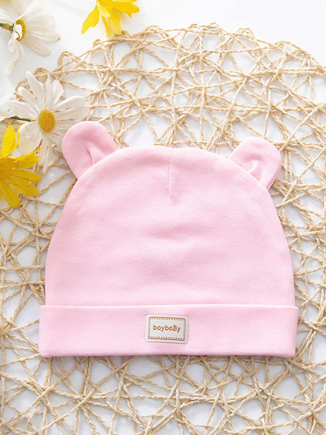 

SYGA Kids Casual Beanie Caps, Pink