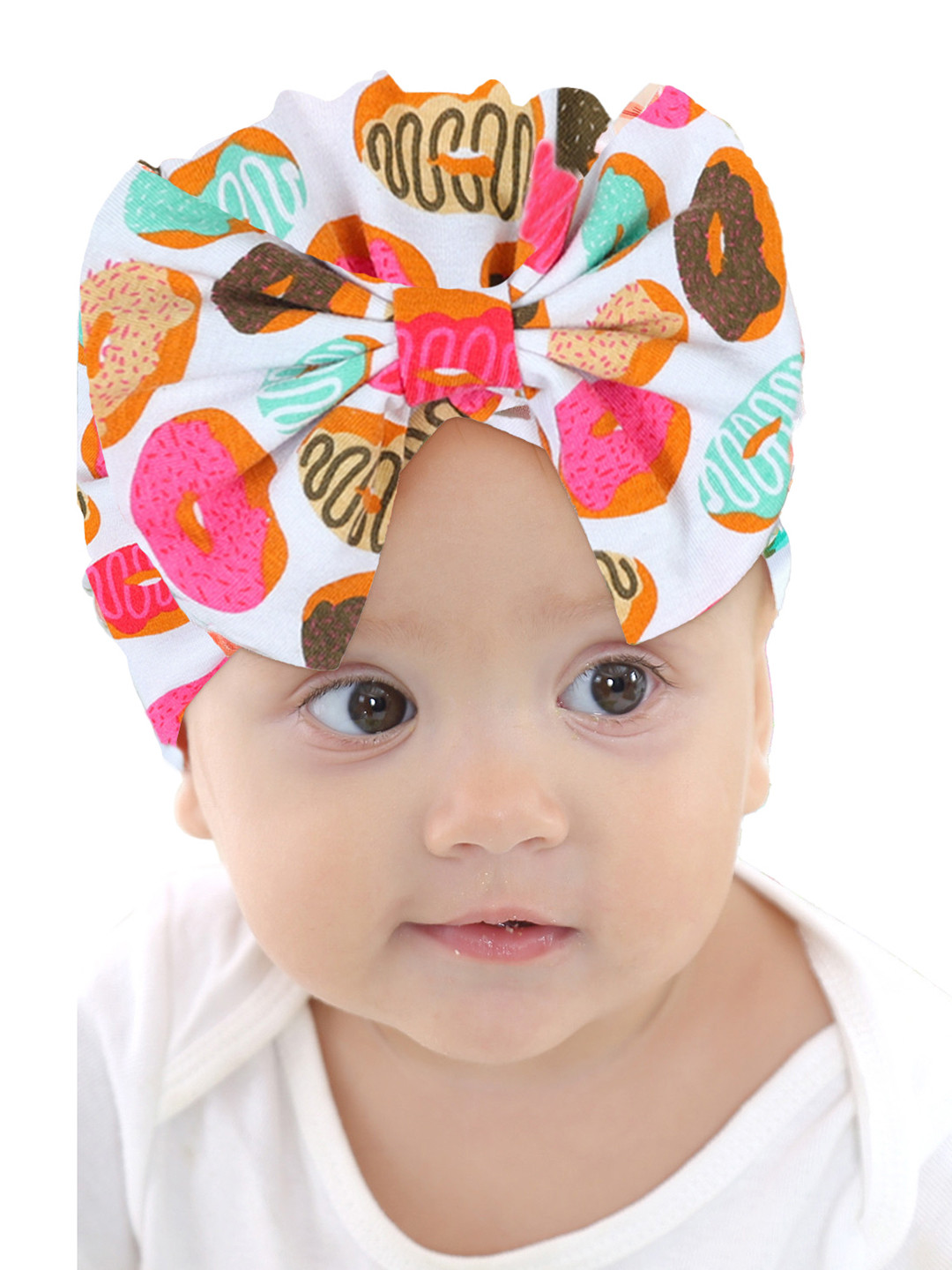 

SYGA Kids Printed Fashion Beanie Caps, White