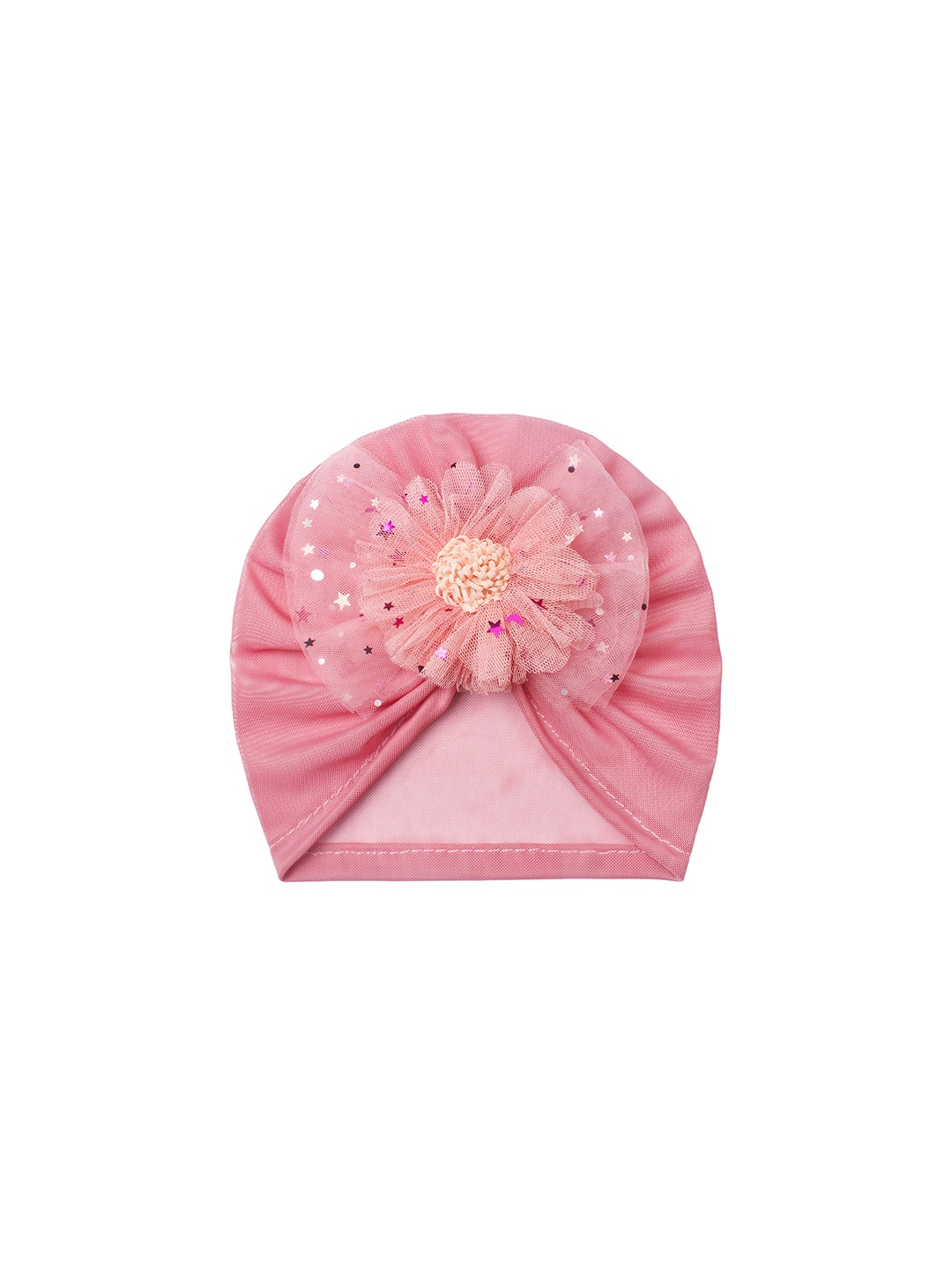 

SYGA Kids Self Design Beanie, Peach