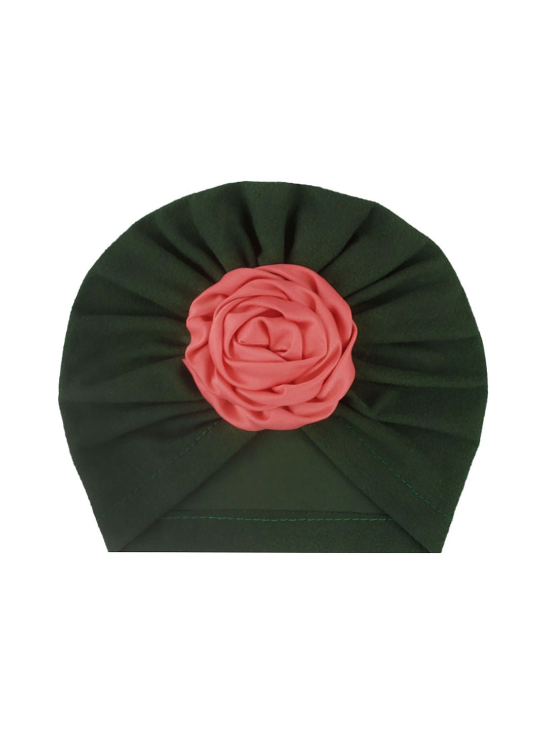 

SYGA Kids Turban Flower Toddler Beanie, Green