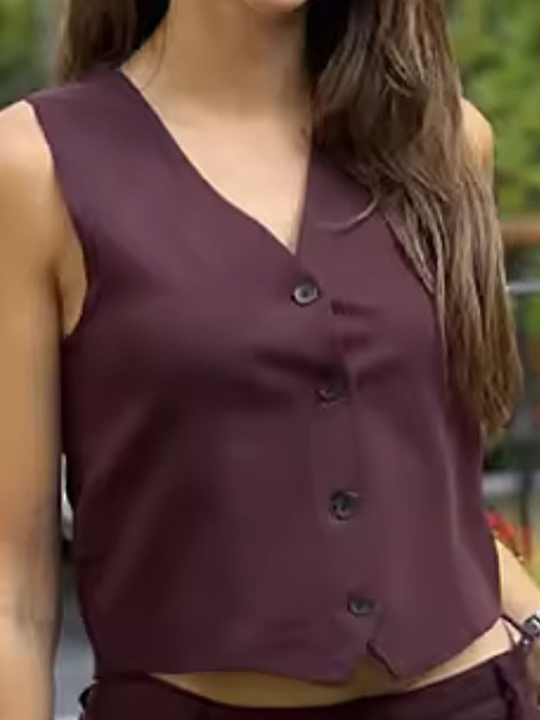 

LULU & SKY Women Shirt Style Top, Red