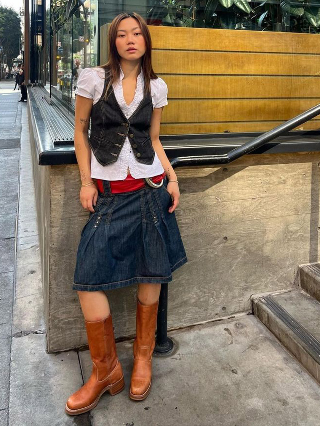 

LULU & SKY Women Print Puff Sleeve Cotton Top, Black