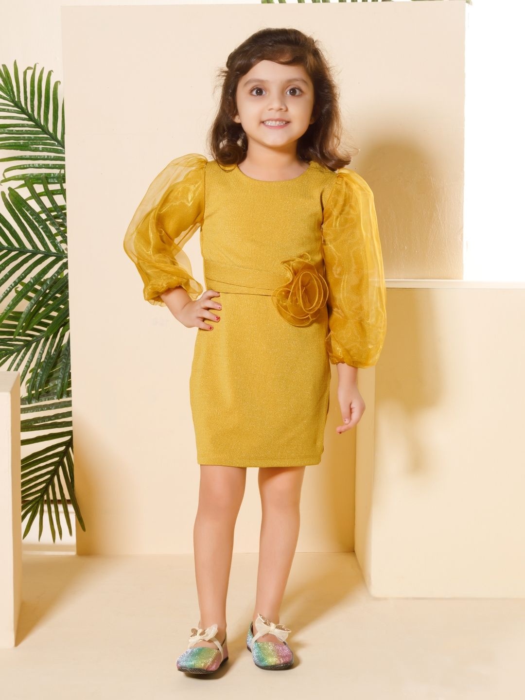 

Peppermint Girls Sheath Dress, Mustard