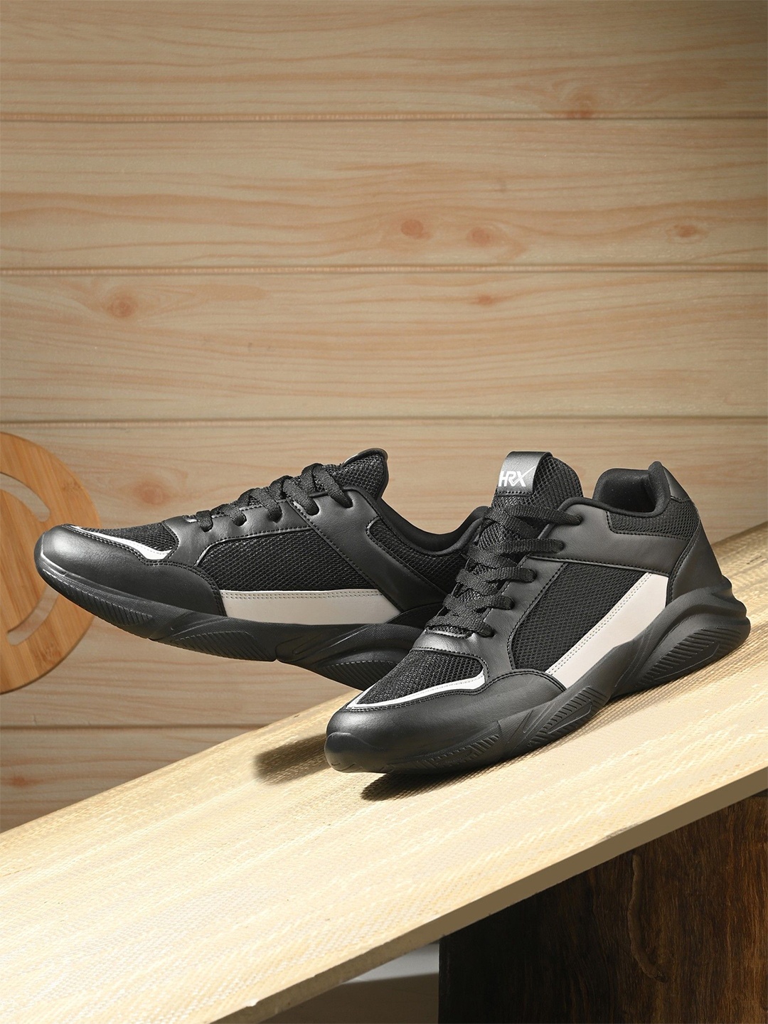 

HRX by Hrithik Roshan Unisex HRX-235 03 Mesh Running Non-Marking Shoes, Black