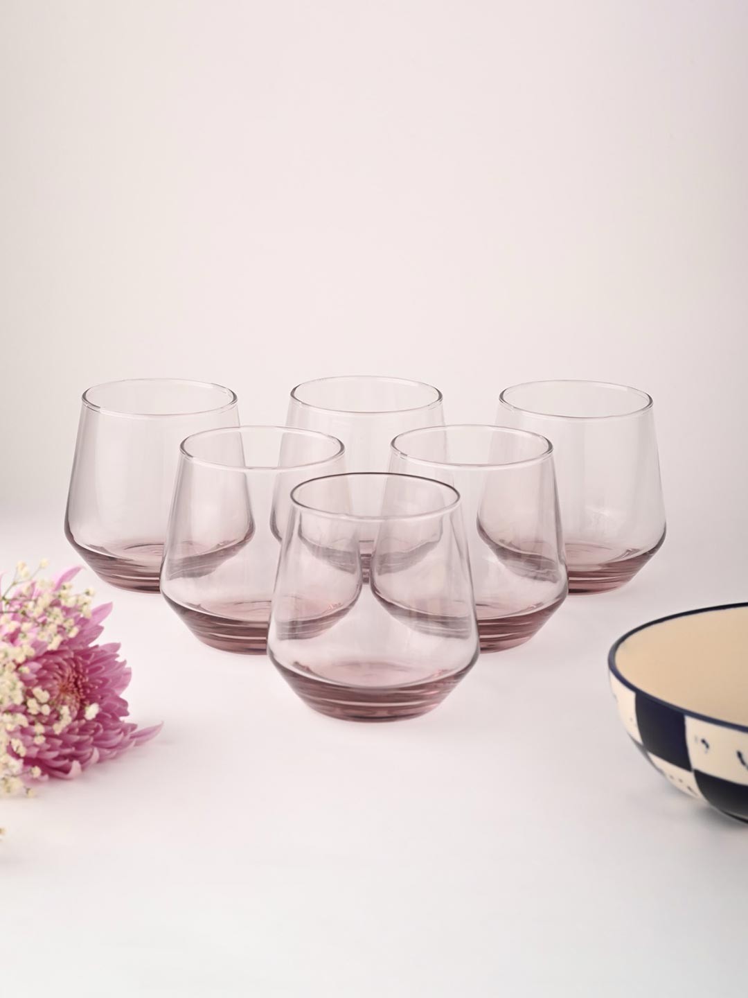 

BlackCarrot Mauve 6 Pieces Whiskey Glasses