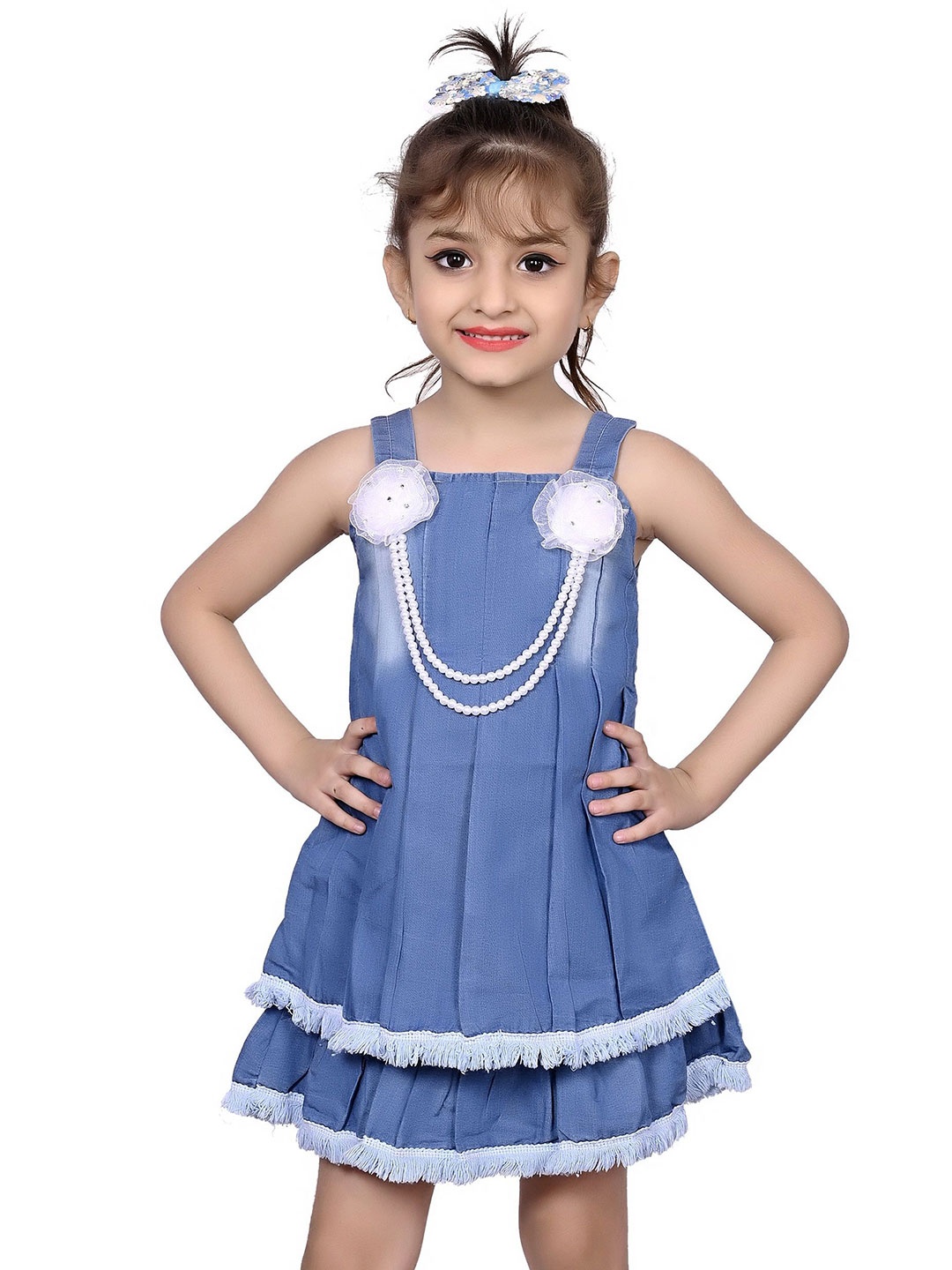 

BAESD Girls A-Line Dress, Blue