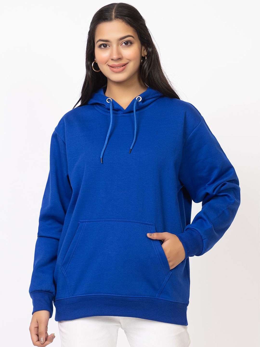 

HILFIRE REGION Women Hooded Pullover Sweatshirt, Blue