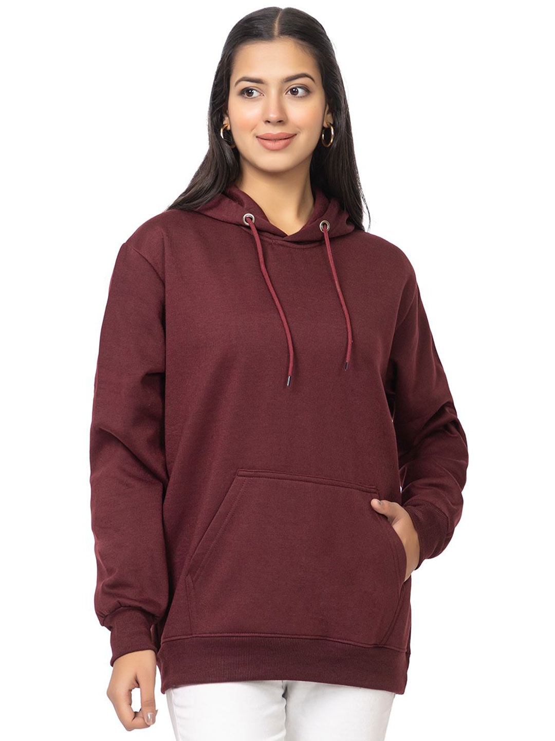 

HILFIRE REGION Women Long Sleeves Hooded Sweatshirt, Purple