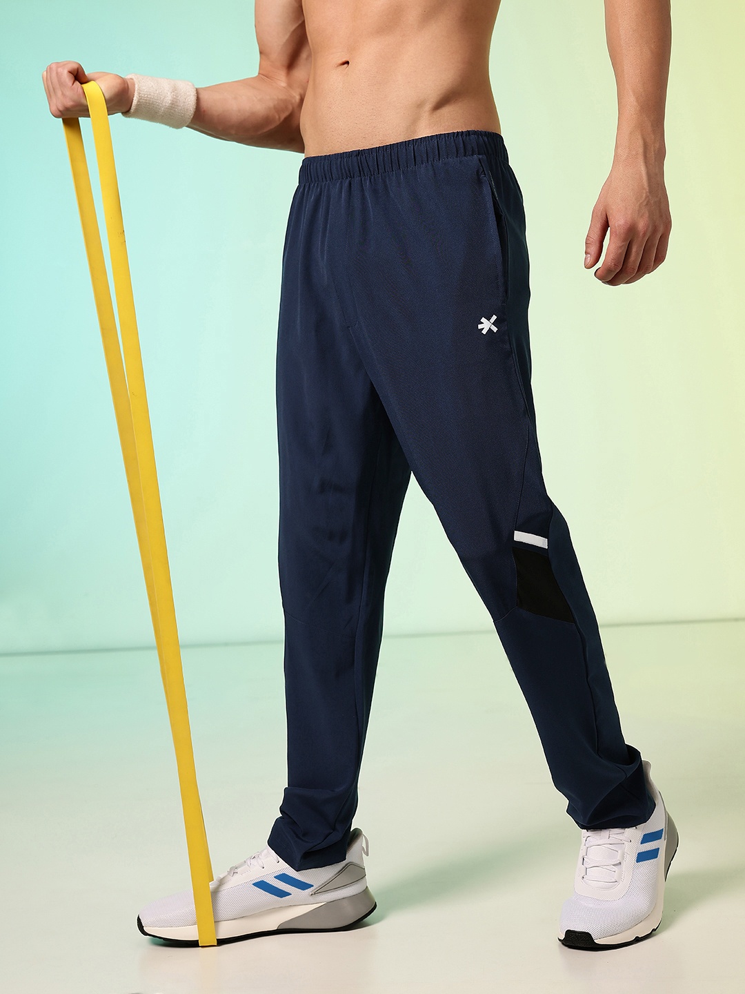 

HRX By Hrithik Roshan Men Training Rapid-Dry Track Pants, Navy blue