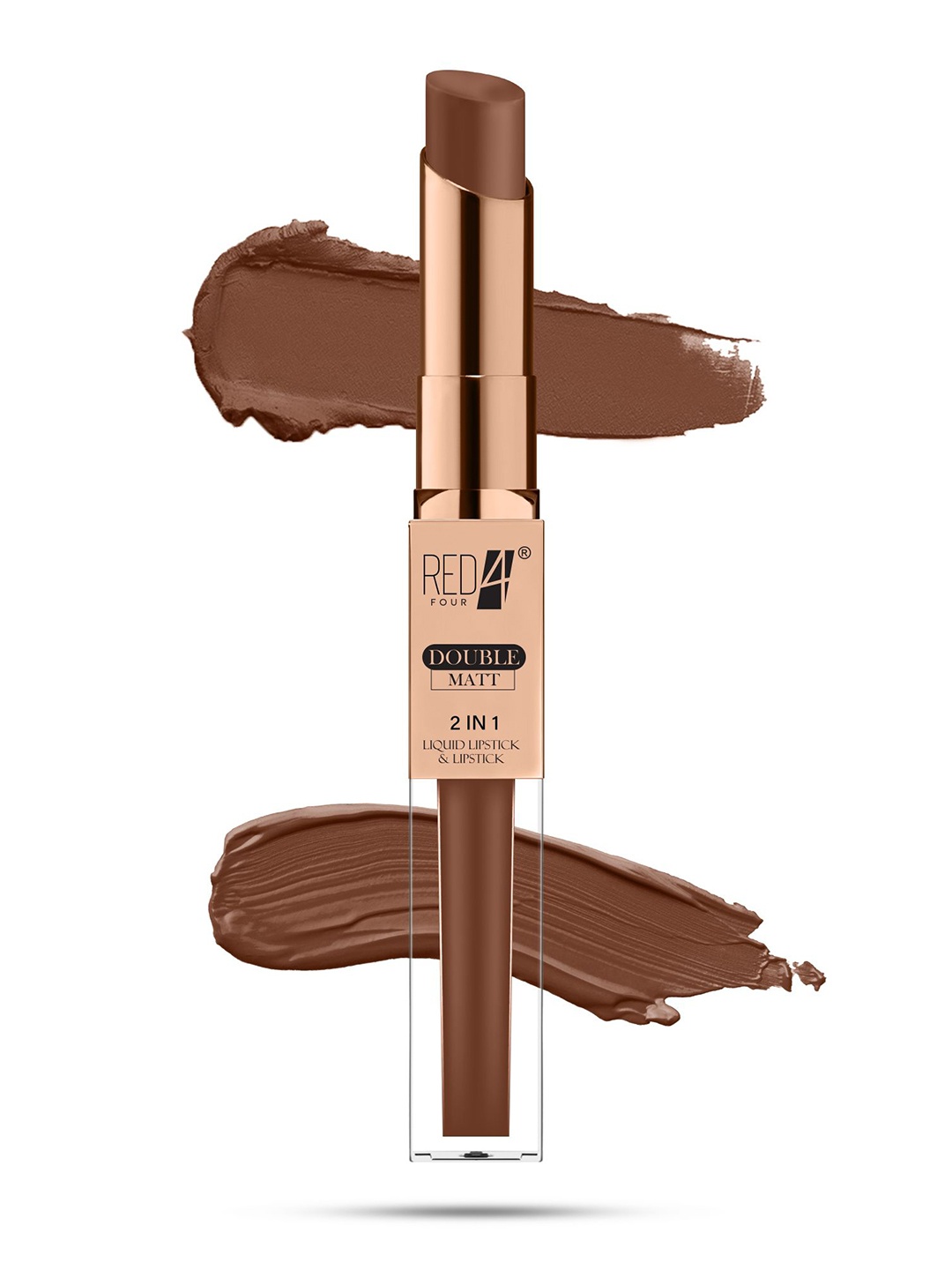 

Seven Seas Red 4 Double Matte 2 In 1 Liquid Lipstick & Lip Color- 8 g- Shade- 131, Brown