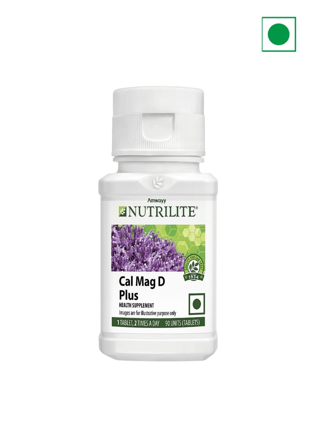 

Amwayy Nutrilite Cal Mag D Plus Tablets - 90 Tablets, Na