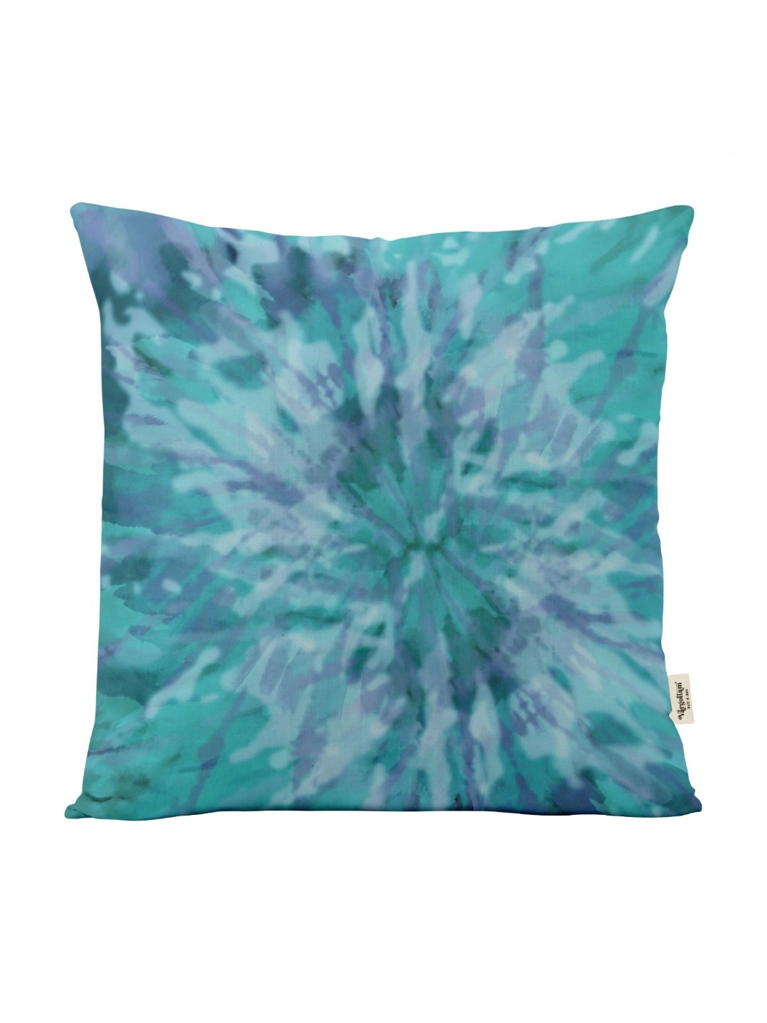 

Vargottam Blue & Purple Colourblocked Linen Square Cushion Cover