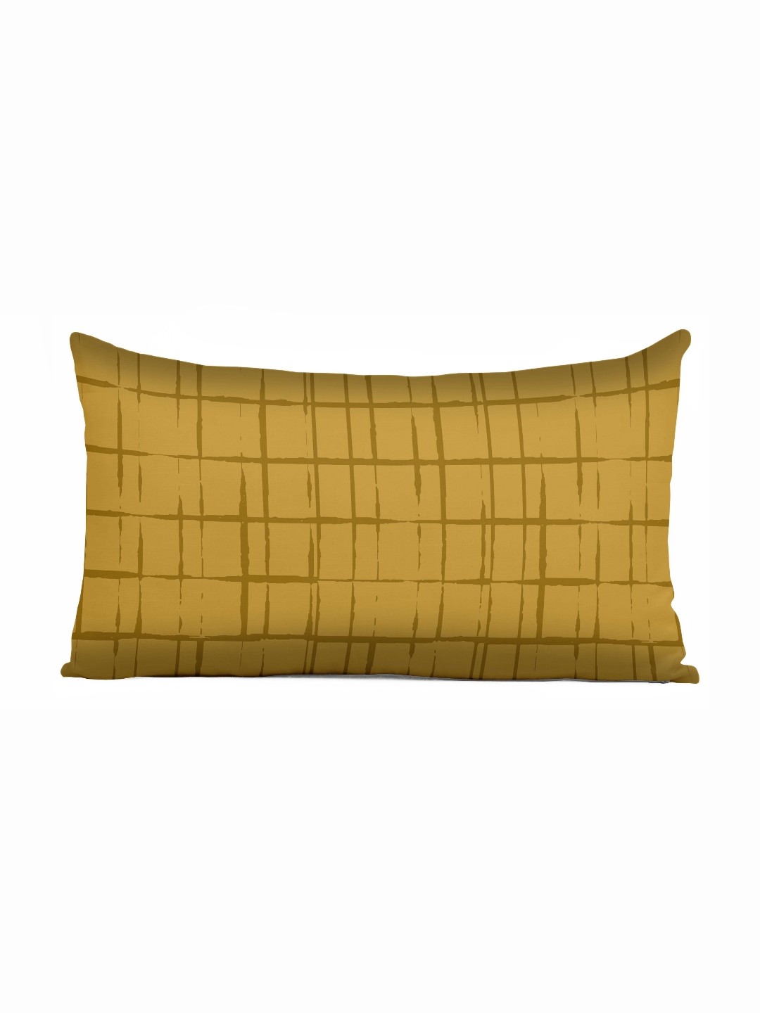 

Vargottam Yellow & Brown Checked Rectangle Cushion Cover